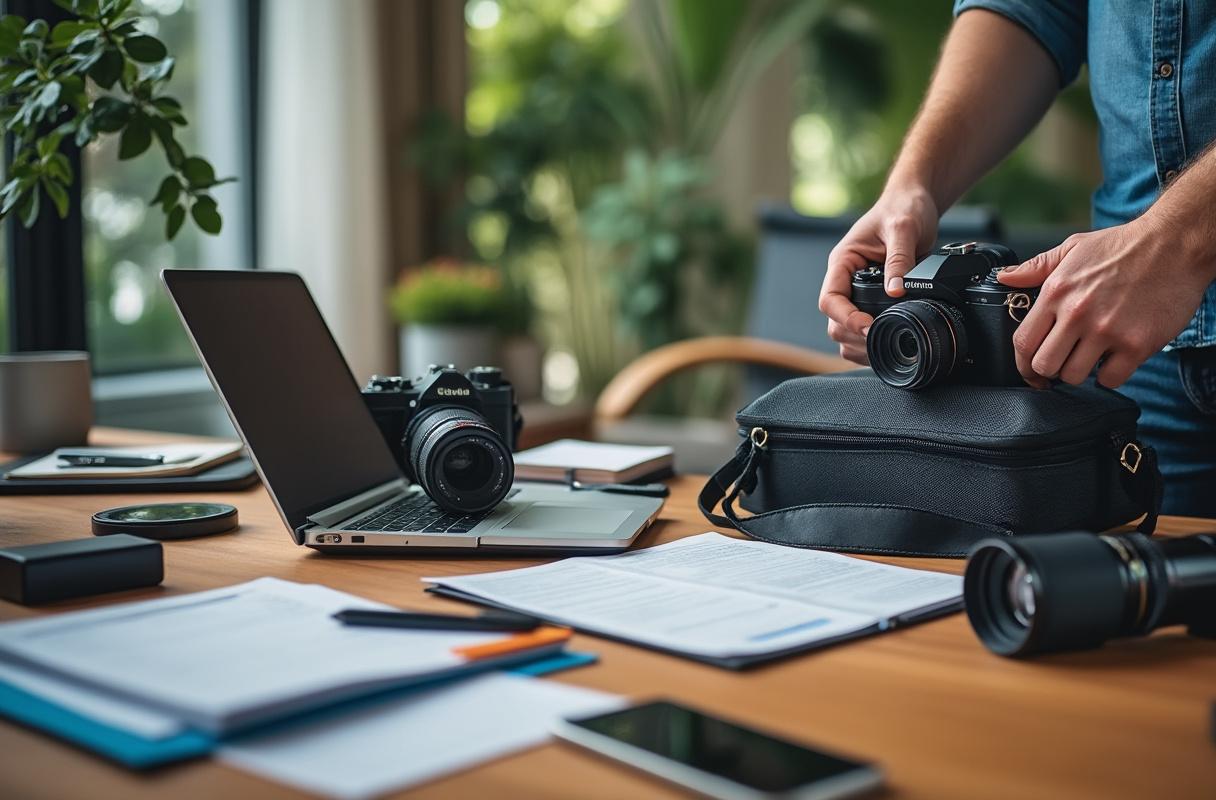 Comment l’assurance peut protéger votre matériel photo et vidéo en auto-entrepreneur ?